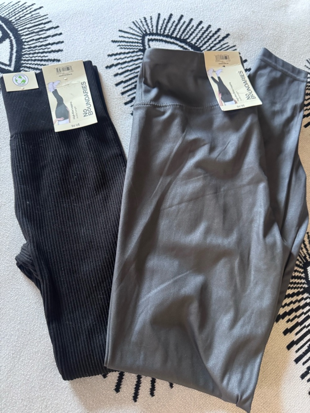 Black & Gray Leggings - 2 Pack